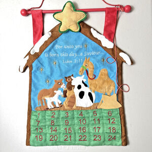 Christmas Advent Calendar Bible Verse For Unto You is Born This Day Luke 2:11